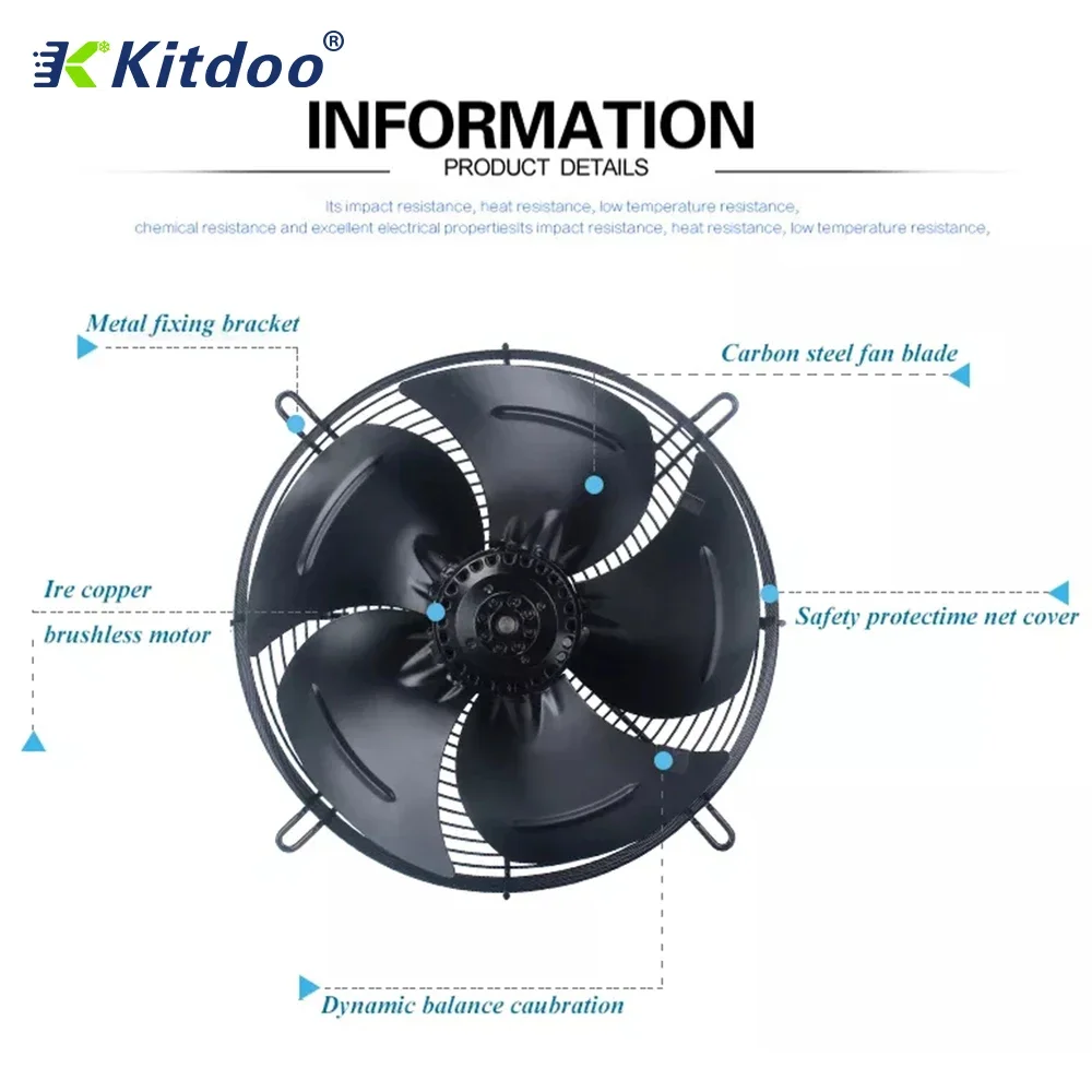 High Speed Condenser Fan Motor for Refrigeration Units, Custom Build - detail 16