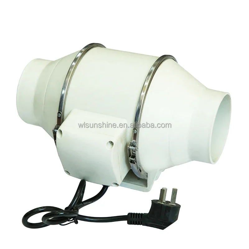 Grow Room Exhaust Fan, 250mm, 220V, Plastic - detail 6