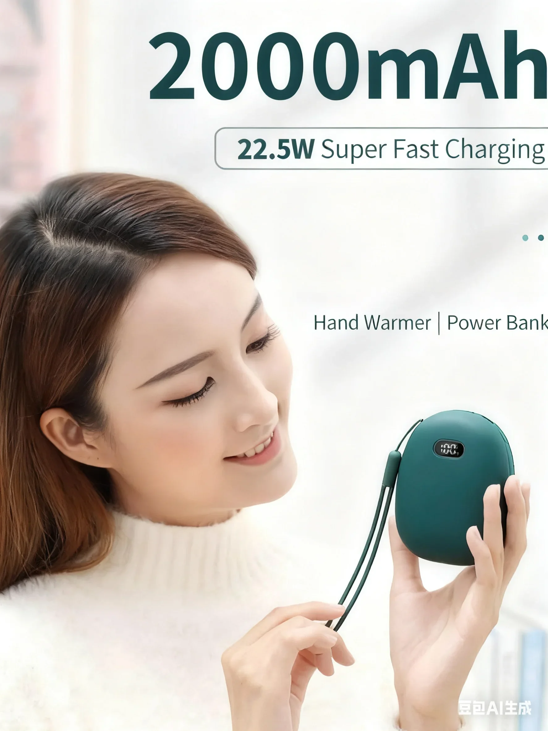 Hand Warmer, USB, Waterproof, LED, 15001-20000mAh - detail 6