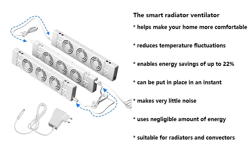 7 inch 12V Radiator Cooling Fan, Adjustable Speed, Magnetic Mount - detail 6