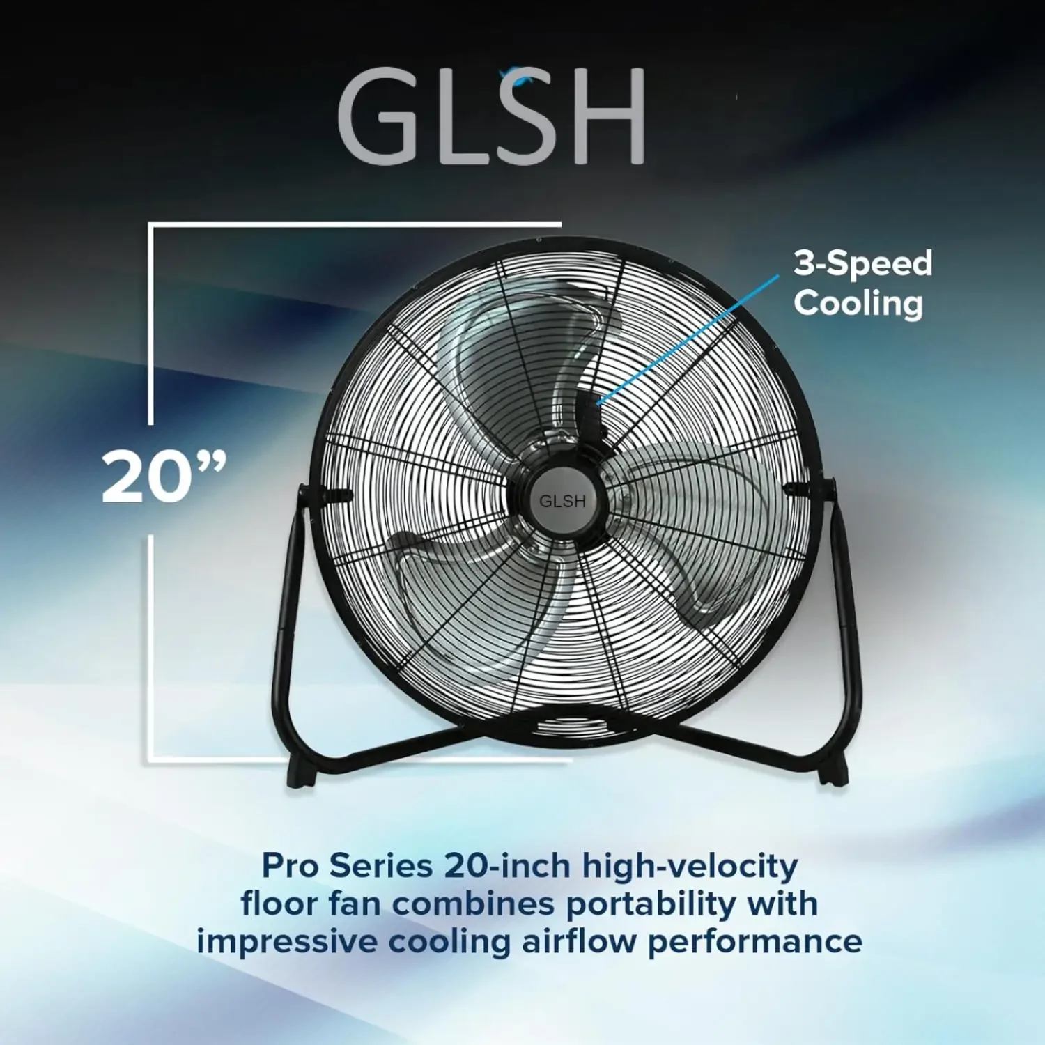Velocity Large Industrial Fan, 8-24, 3-Speed - detail 12