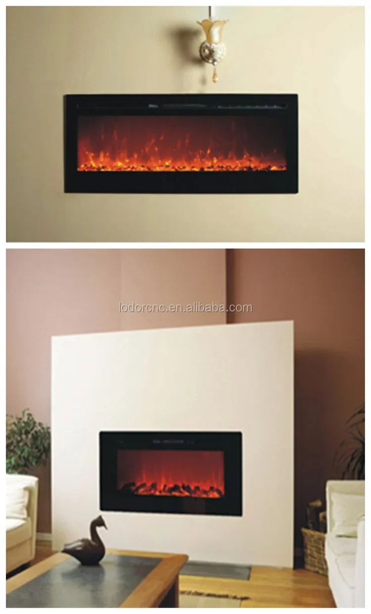 Electric Fireplace, 110V/220V/240V, LED, Wall, 36"-50" - detail 6