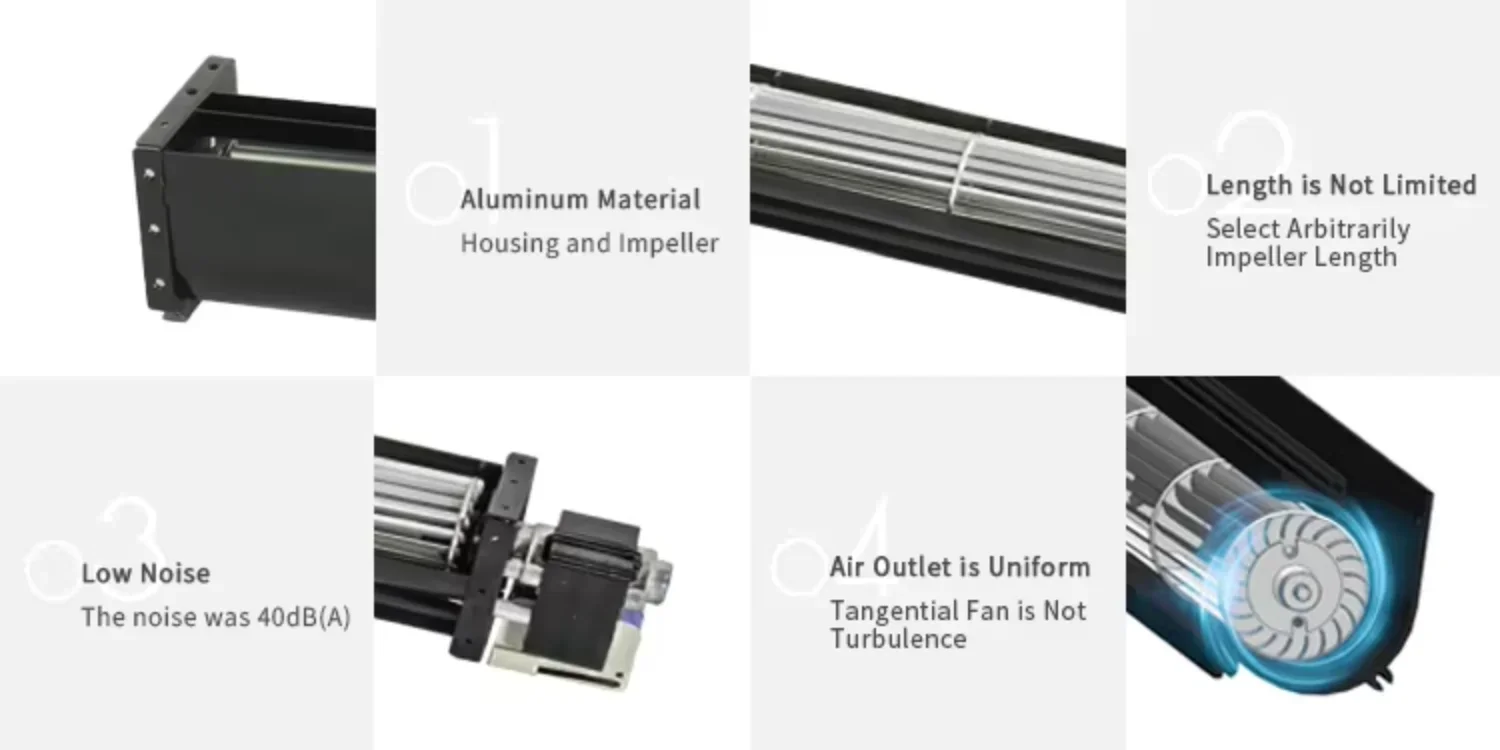 Air Curtain, 230V, 50mm, Tangential, HVAC - detail 8
