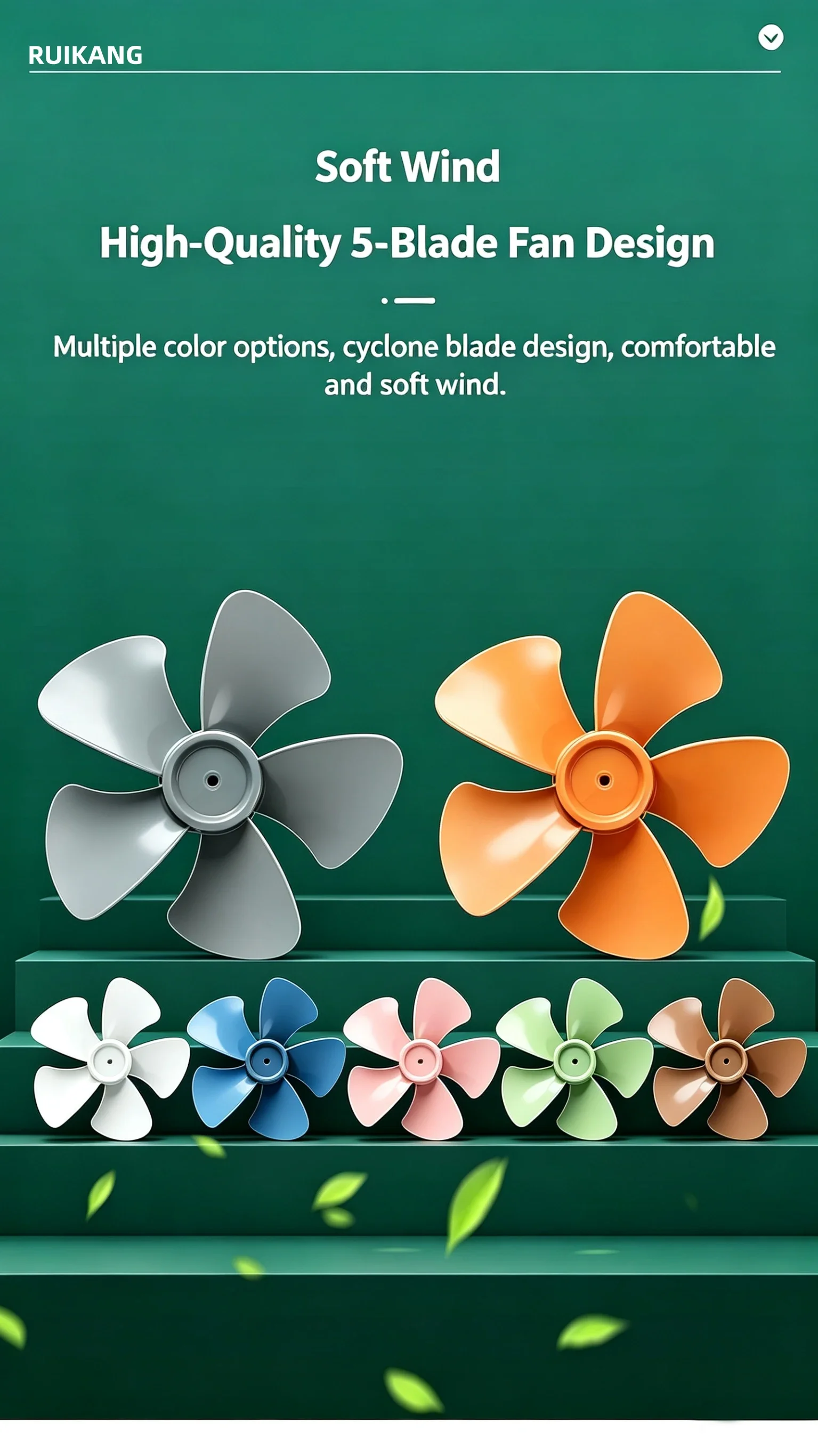 Pedestal Ventilation Fan, Electric, Plastic - detail 6