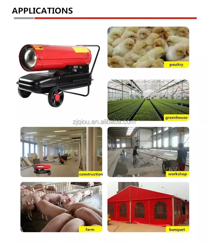 Diesel Forced Air Heater, Portable, 220 V - detail 18
