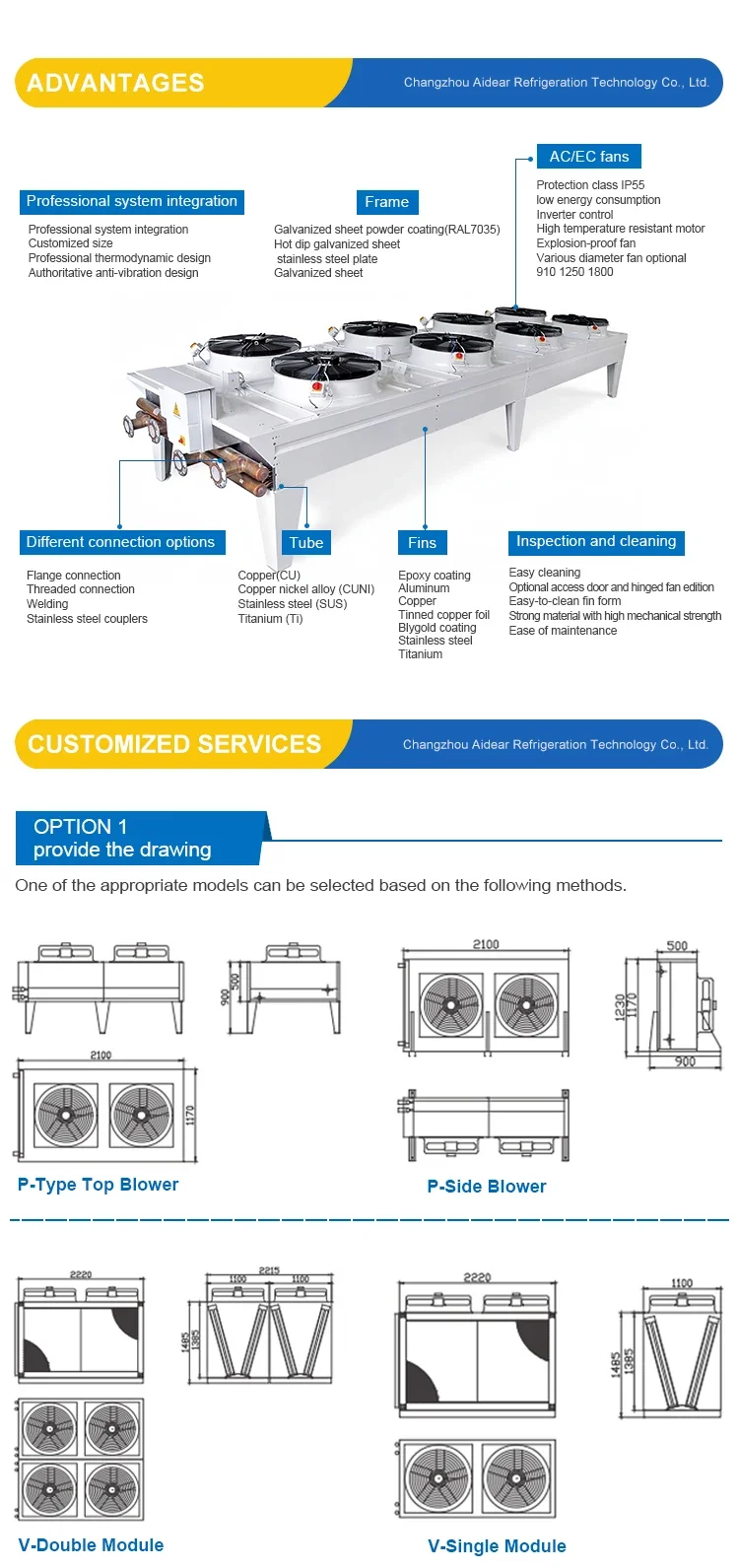 Solution Adiabatic Dry Cooler, V-TYPE, 220, Condensation unit - detail 4