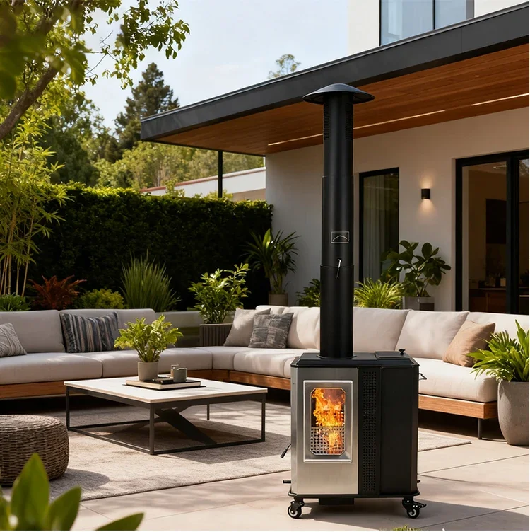 Modern Patio Heater, Stainless, Steel - detail 20