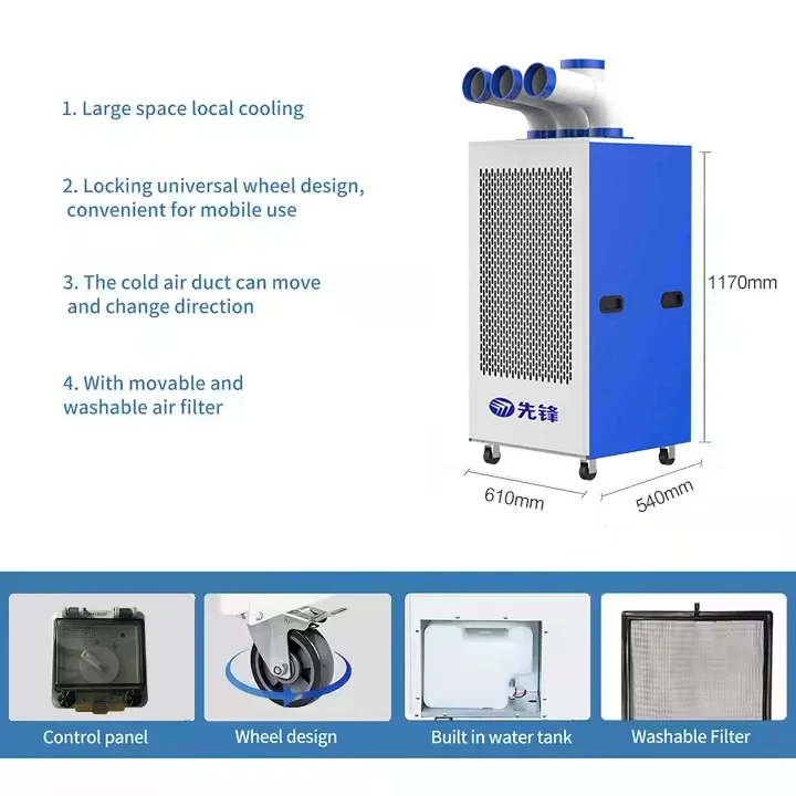 Heavy Duty Spot Cooler, 3500W, R-410A - detail 2