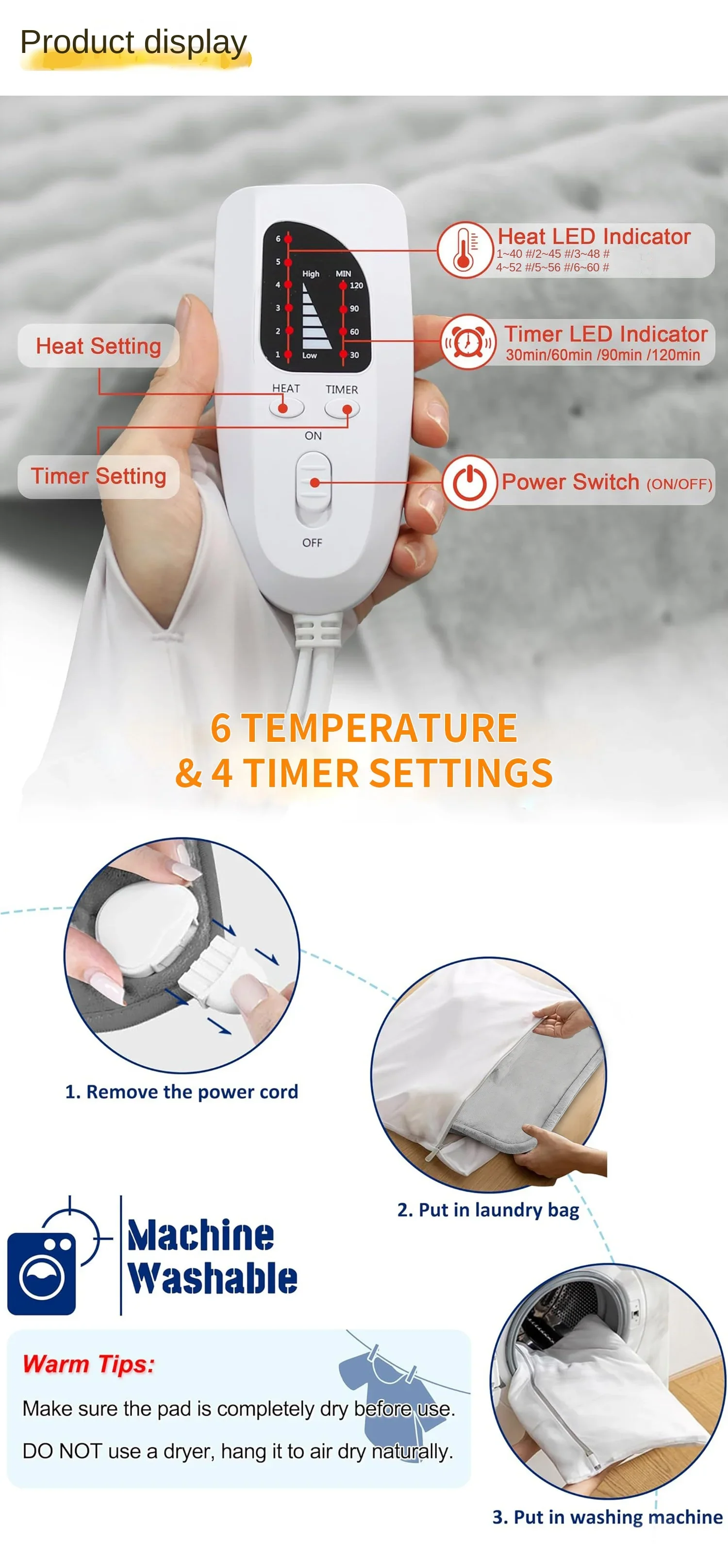 Multi-stage Body Warming Blanket, PTC, 120 - detail 20
