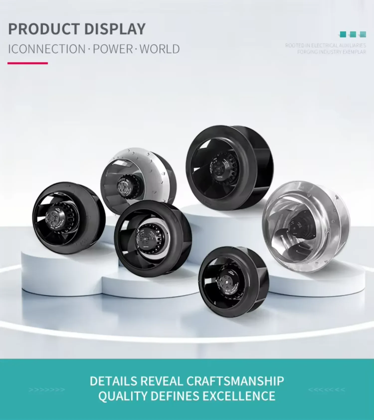 Centrifugal Fan, FLW-190, 318CFM, 540m³/h, 220V - detail 26