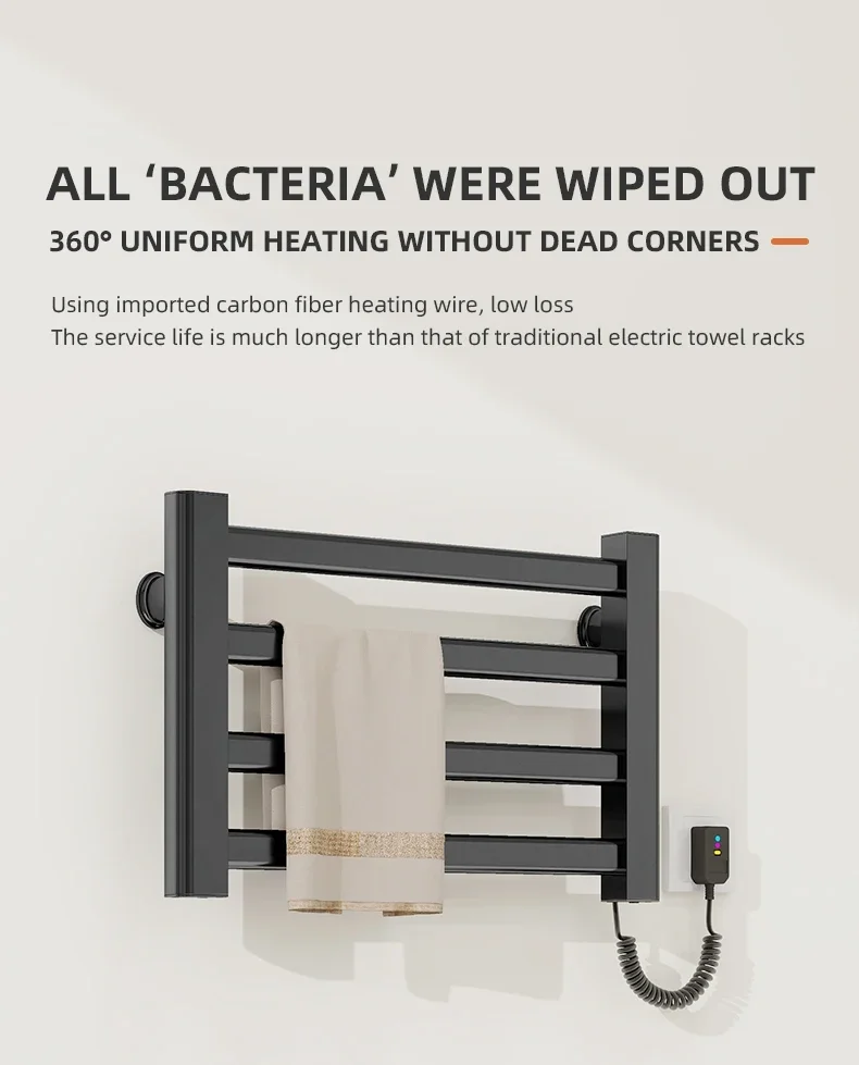 Timer Towel Warmer, Aluminum, Aluminum Alloy, R155 - detail 16