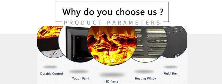 Electric Fireplace, LED, 110-120V 60Hz, 1400 W - detail 14