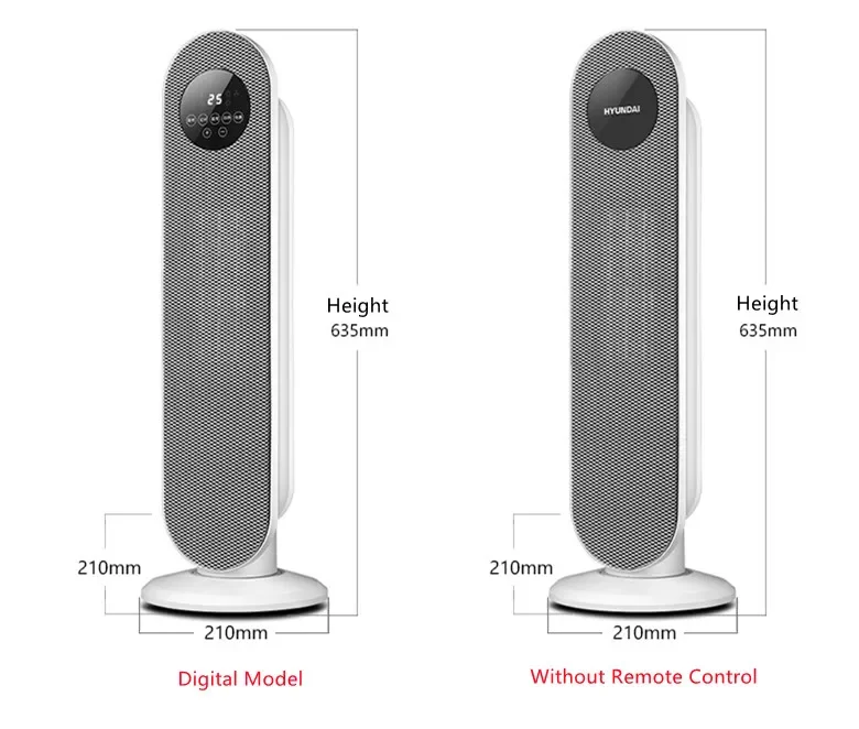 Ptc Ceramic Tower, Portable, Electric, BL-K1-D - detail 6