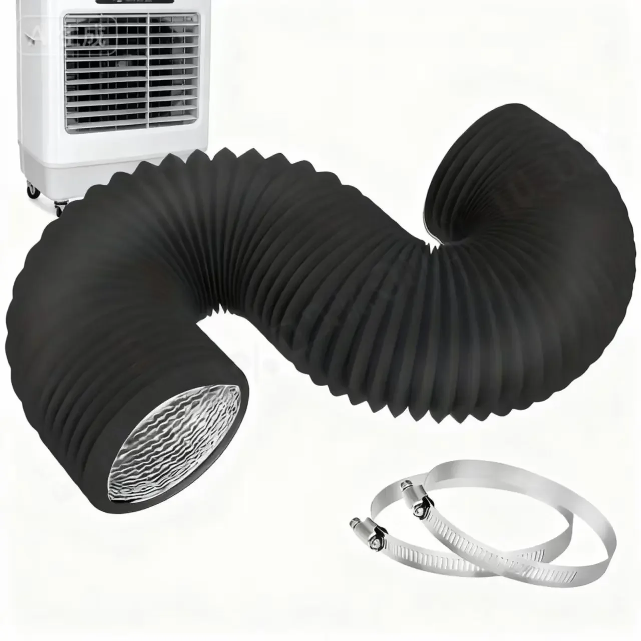 Inline Duct Fans, Aluminum, Aluminum Foil, 100mm - detail 8