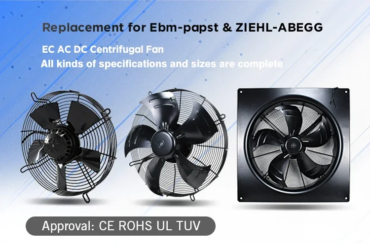 Seamlessly Efficient Axial Fan, 900mm, 110V, Cast Iron - detail 2
