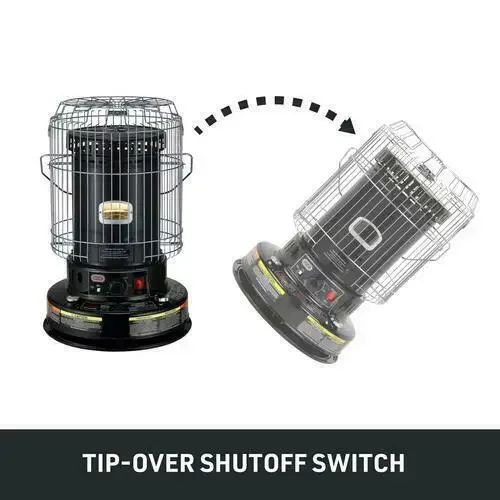 Convection Kerosene Heater, 23800, BTU, Portable - detail 8