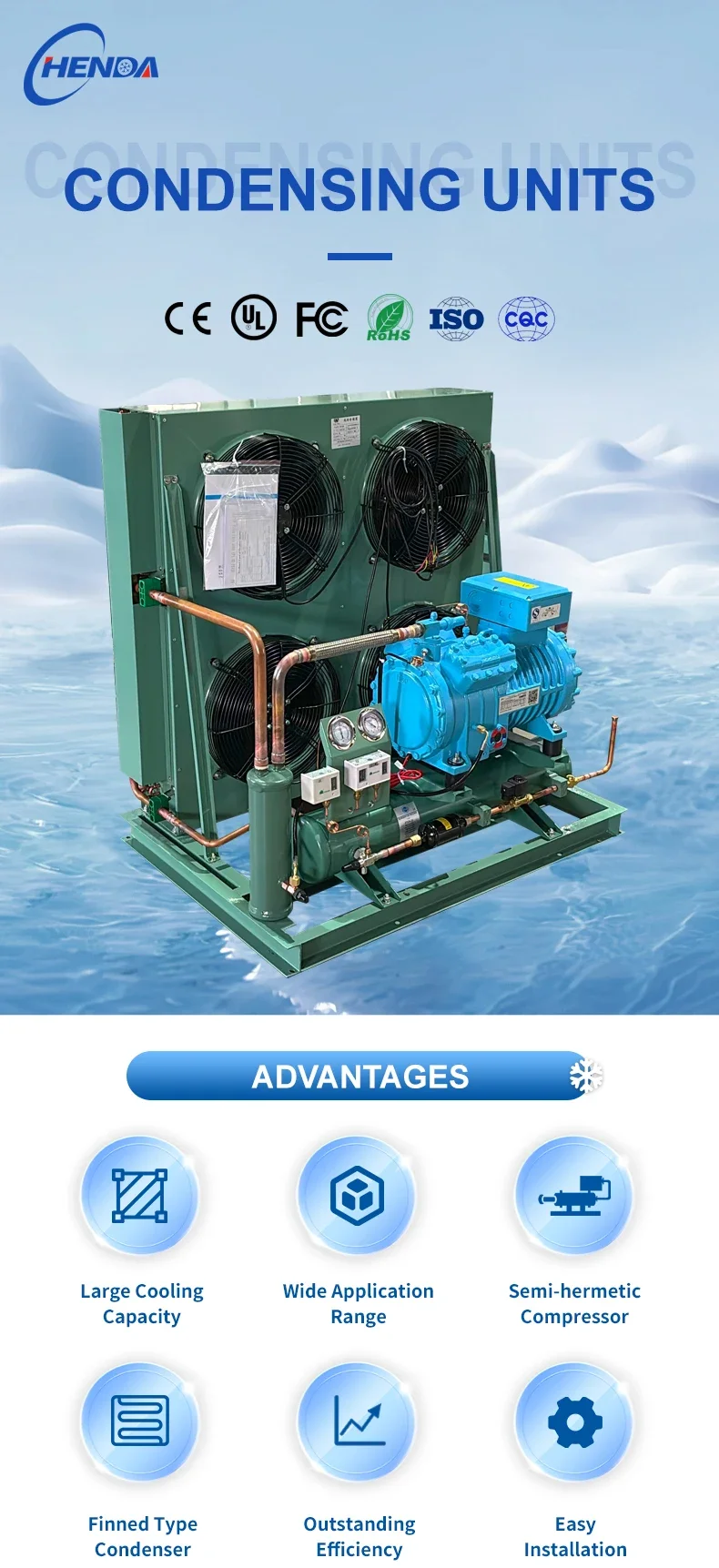 Scroll Compressor, CHENDA, 507a - detail 2