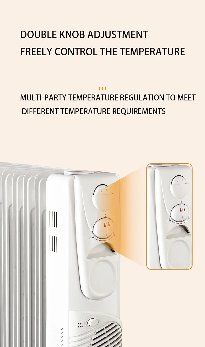 Electric Heater, HY-B3F, 2500W, Portable - detail 6
