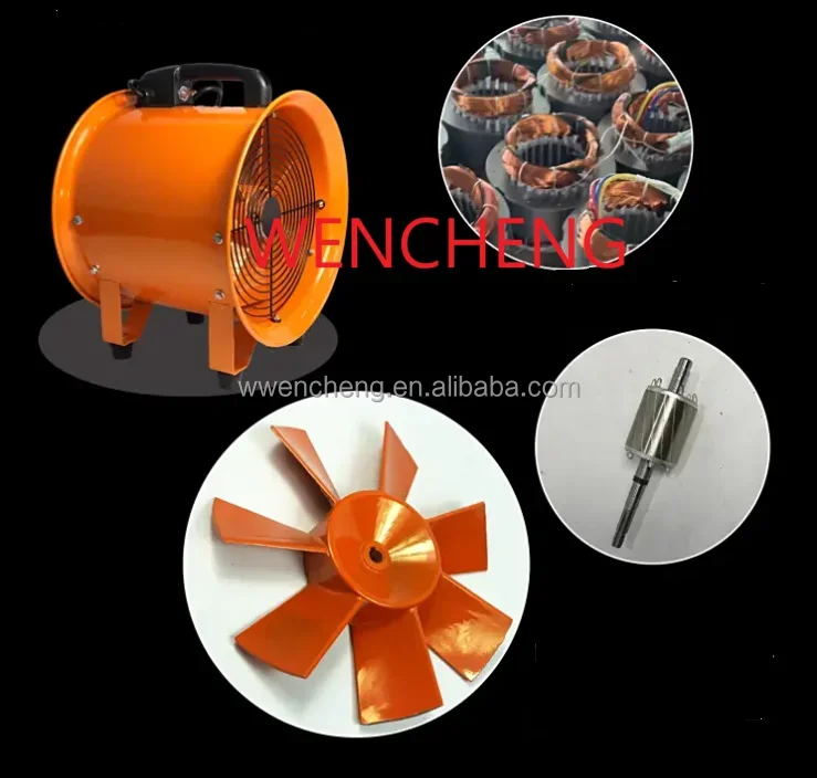 Flow Portable Electric Fan, 200mm, Axial, 220V - detail 22