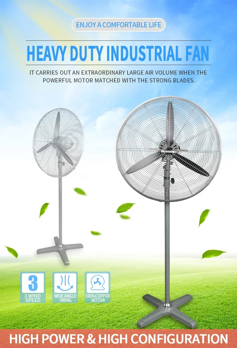 Orl Giant Fan, Copper, 90-190W(0.12-0.25hp), Metal - detail 2