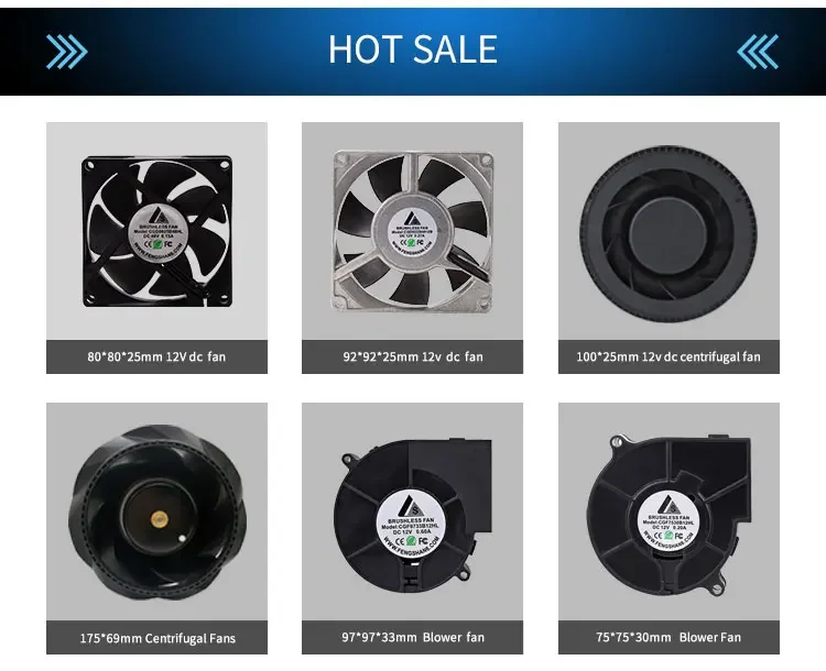 Aluminum Frame Fan, 200mm, CFM, 200x200x60mm, 110V - detail 12