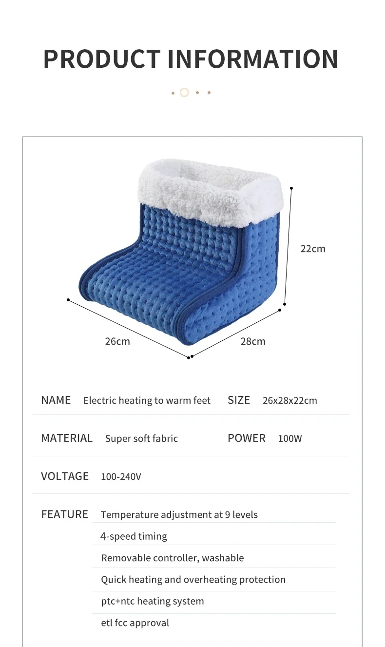 Foot Warmer, 220V, Electric - detail 36