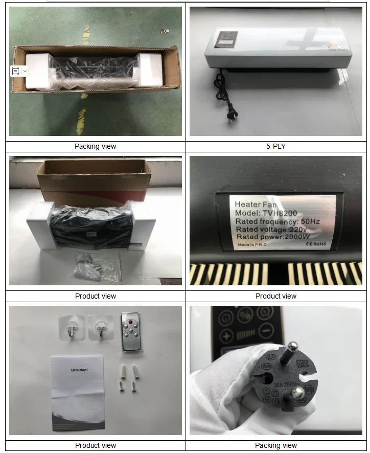 Wall Mounted Heater, ECO, Electric, Plastic - detail 4