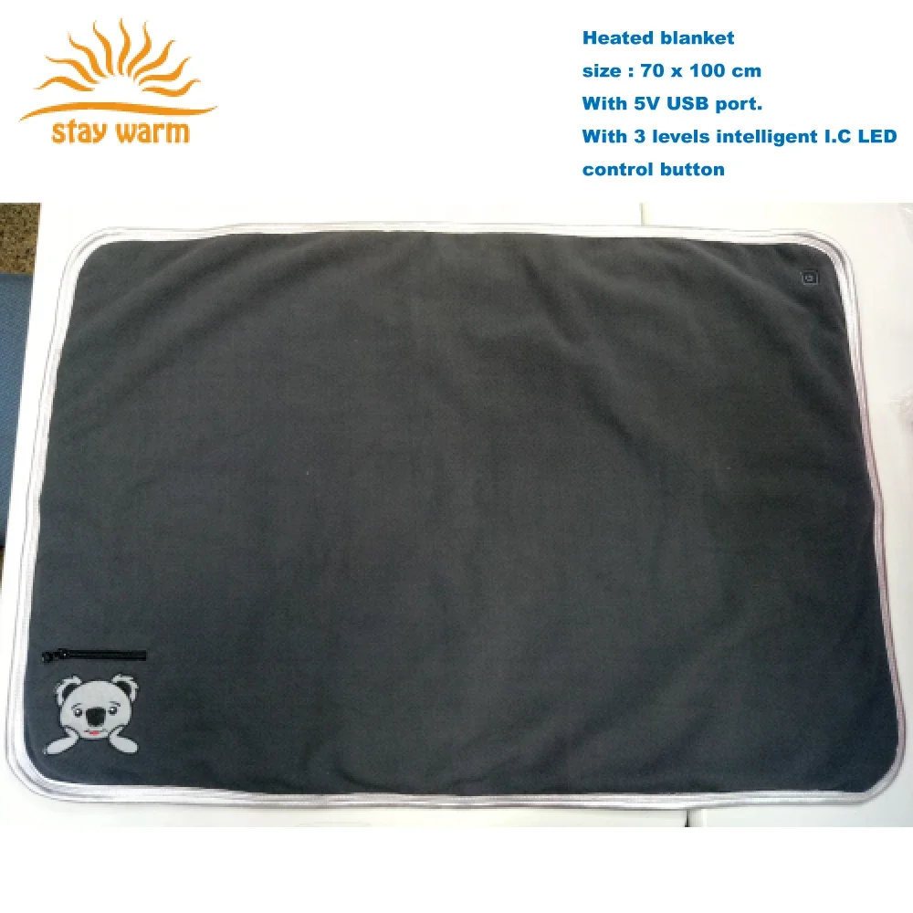 Electric Heated Shawl Blanket, Portable, 5V, USB - detail 10
