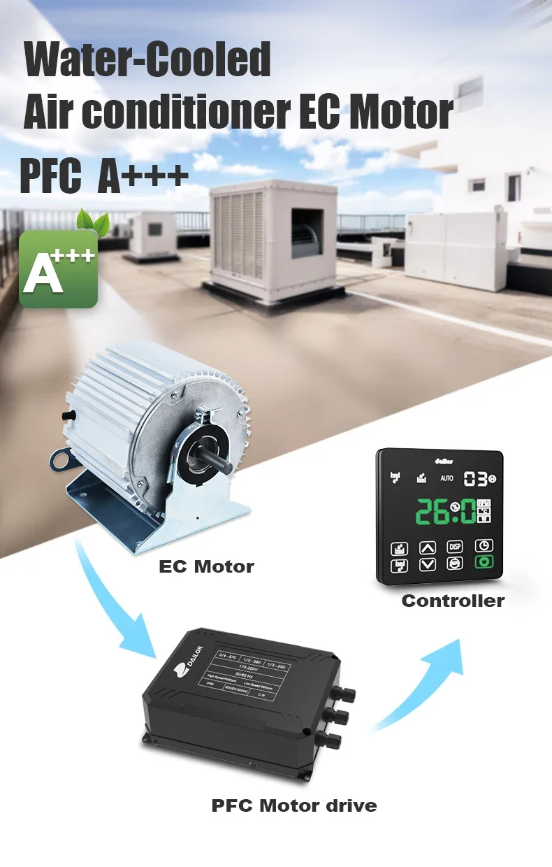 Water Cooled Air Conditioner, WCE-01, 1/2HP, 175-220V, 1500RPM - detail 10