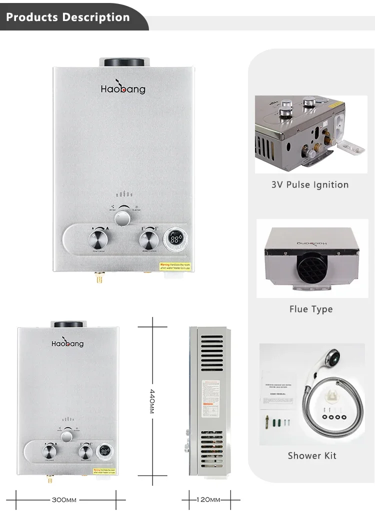 Water Heater, 6L, LPG, JSD12-S02 - detail 6