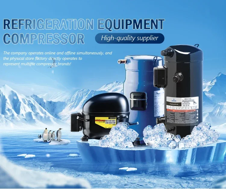 PH240X2C Rotary Refrigeration Compressor, R22, Air Cooled, 15kg - detail 2