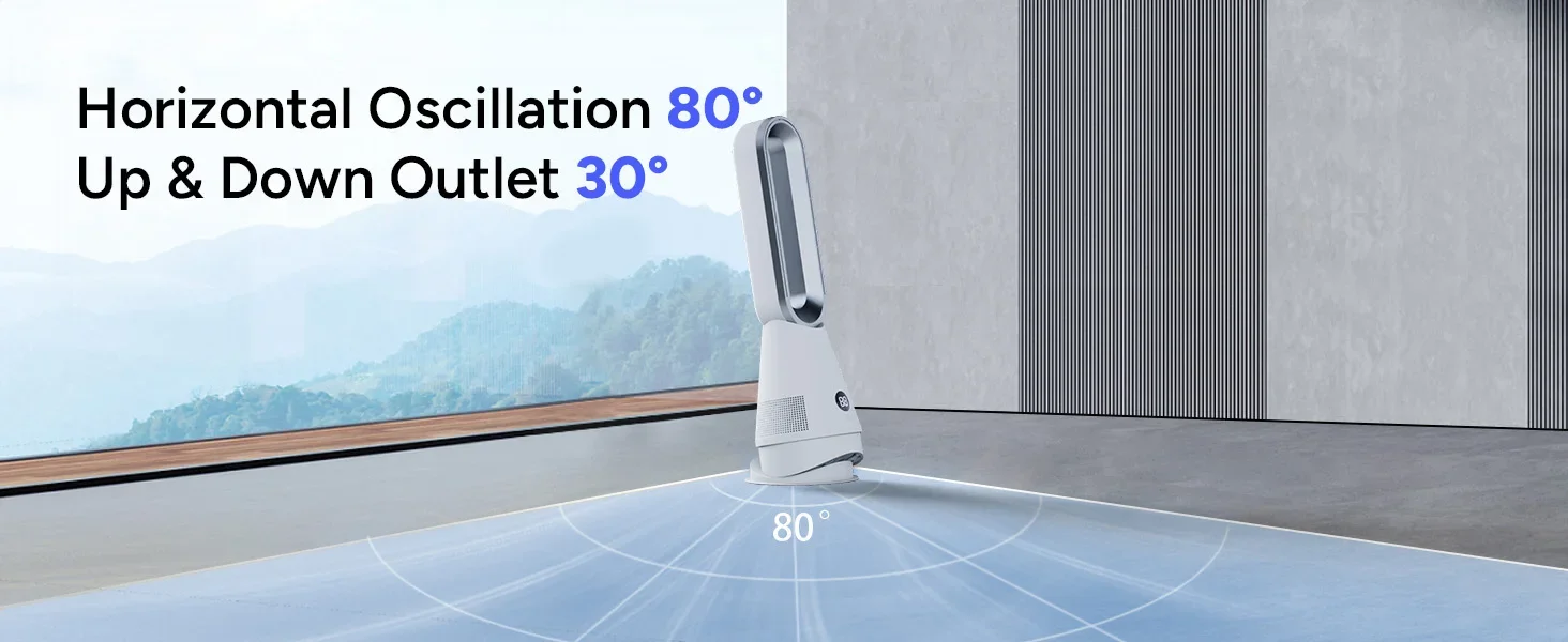 Cooling Bladeless Tower, 50-inch, Electric Power, 30 - detail 16