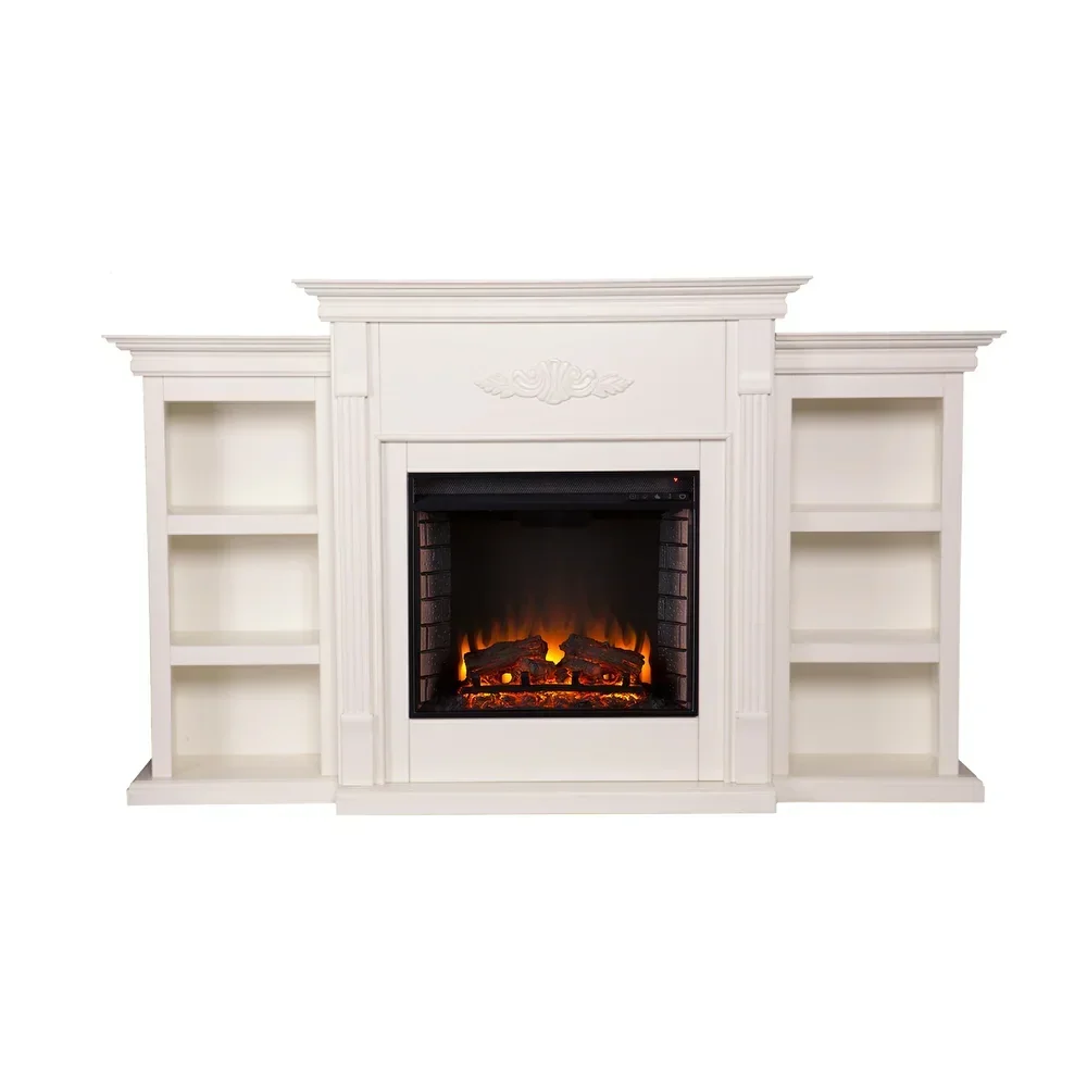 Electric Fireplace, 70-inch, Wooden - detail 12