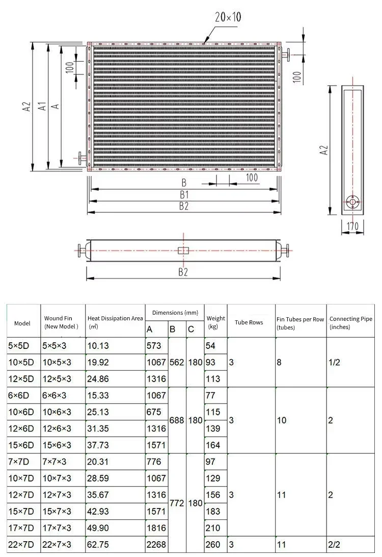 Finned Tube, Aluminium, OEM - detail 42