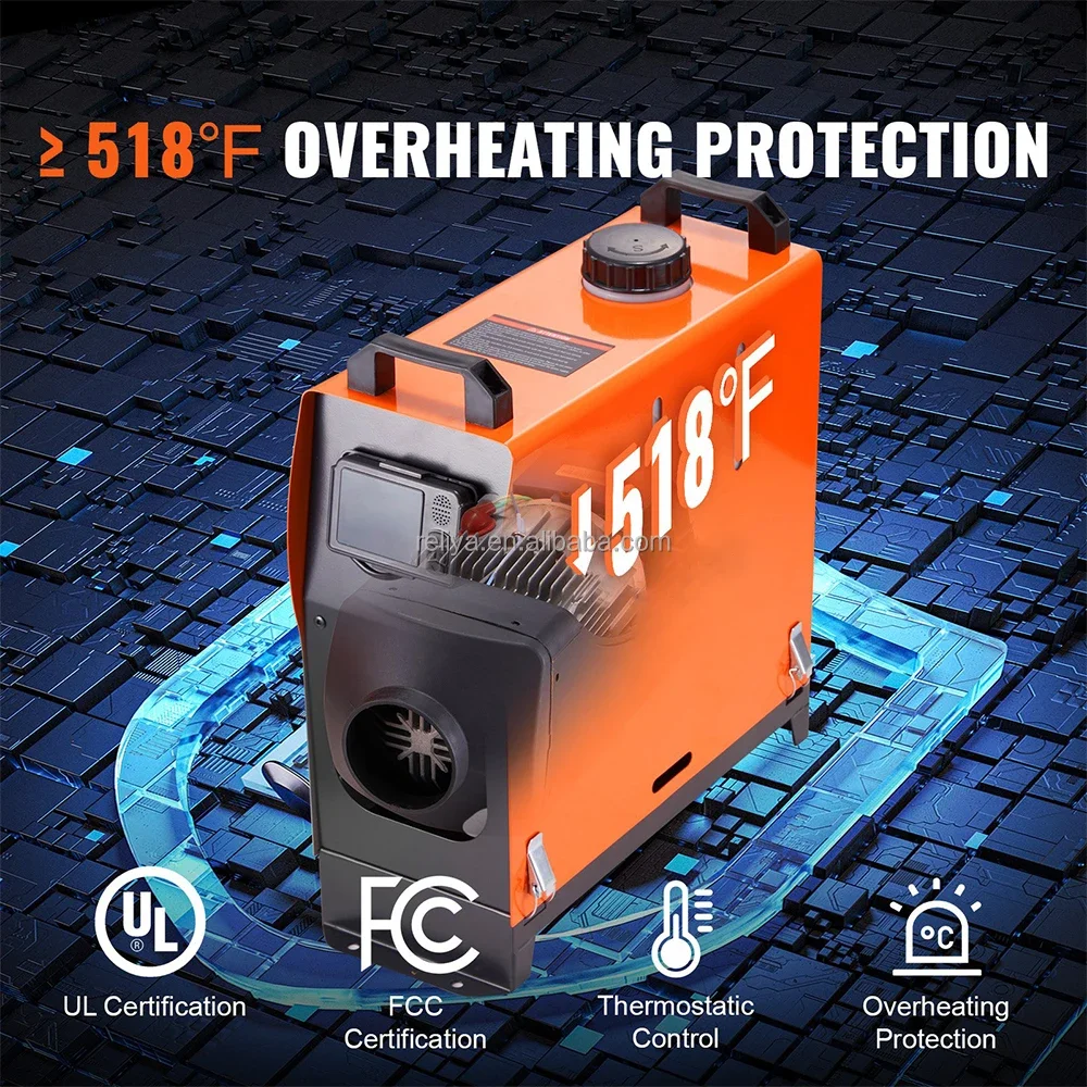 Autonomous Diesel Heater, 12v/24v/220v, 2kw, 5kw, 8kw - detail 4