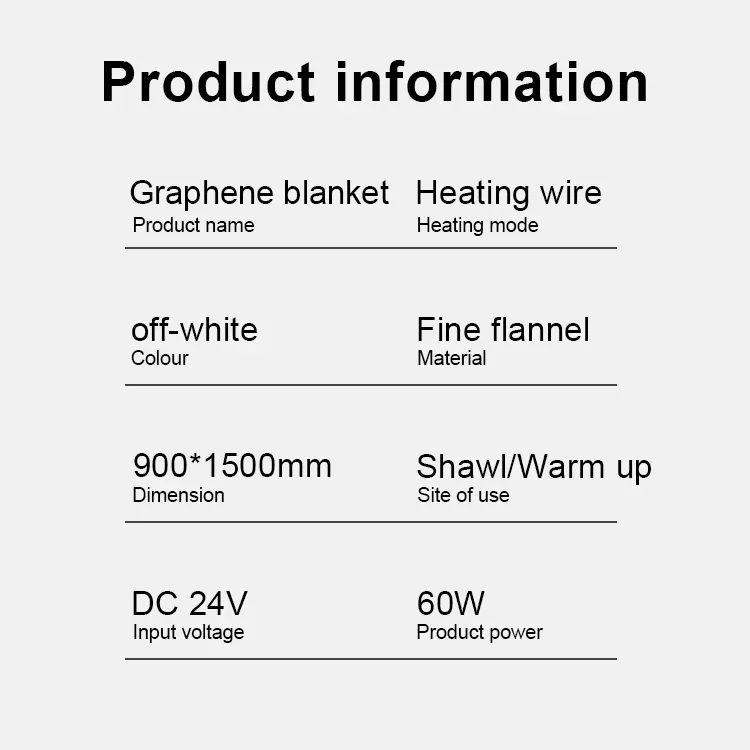 Far Infrared Electric Blanket, 24V, USB - detail 20