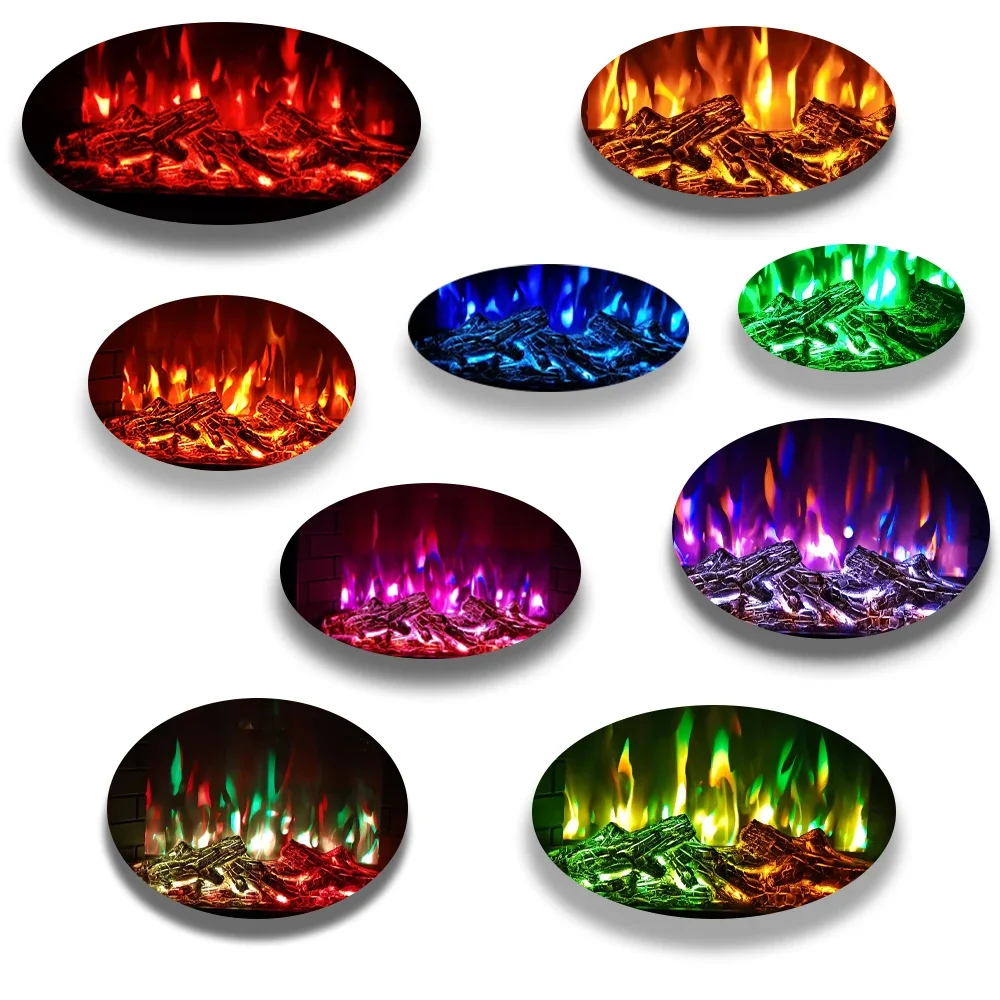 Electric Fireplace, 28''30''Retro, 750, Glass - detail 12