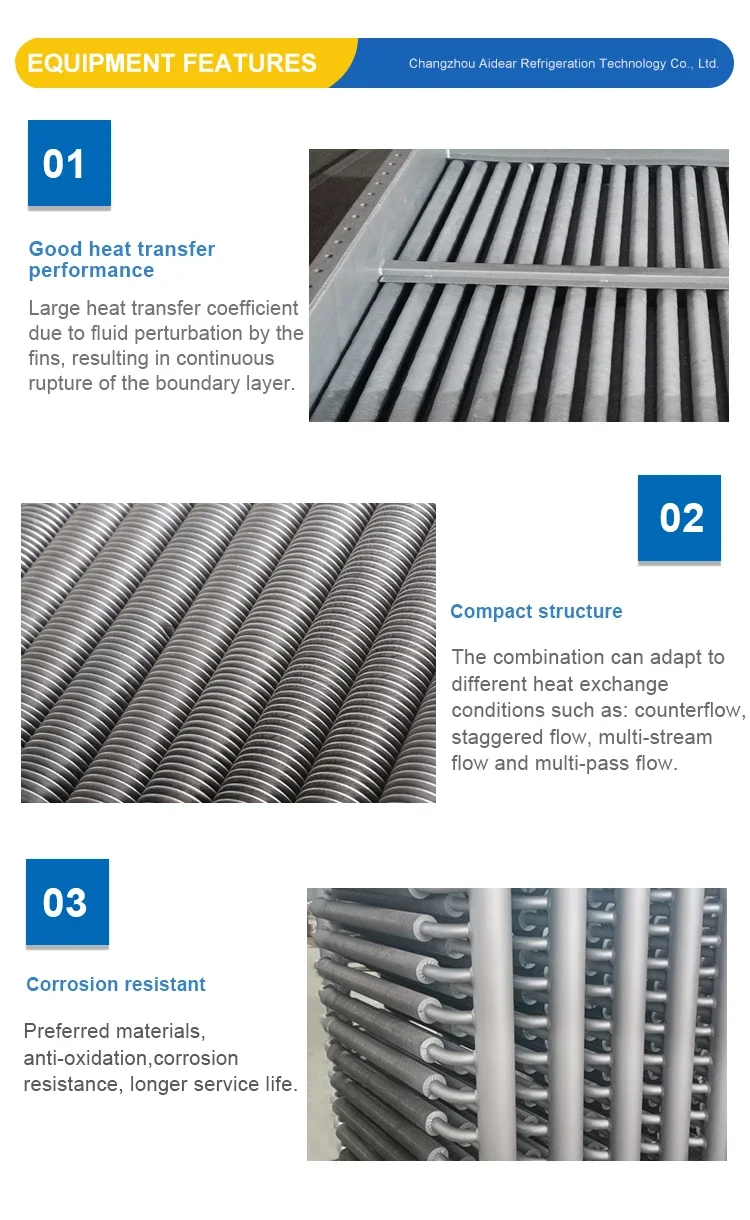 Finned Tube Heat Exchanger, 380V-440V, Steel Aluminium - detail 10