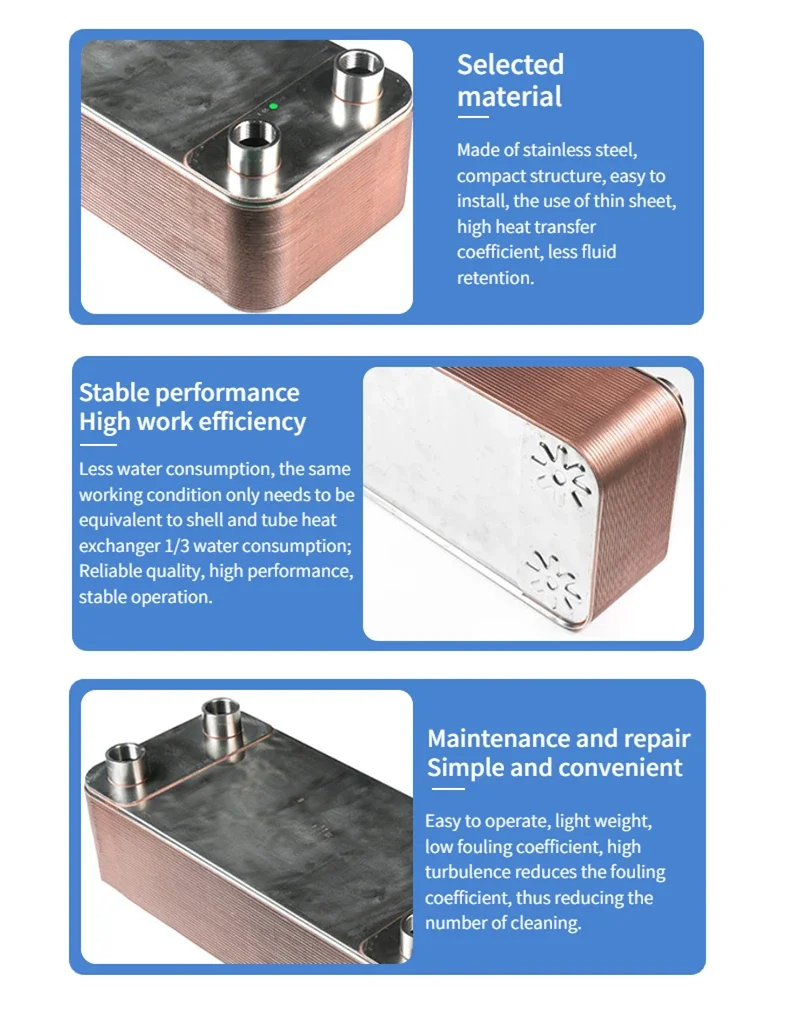 Plate Heat Exchanger, HBL40/B26, ---, Copper - detail 6
