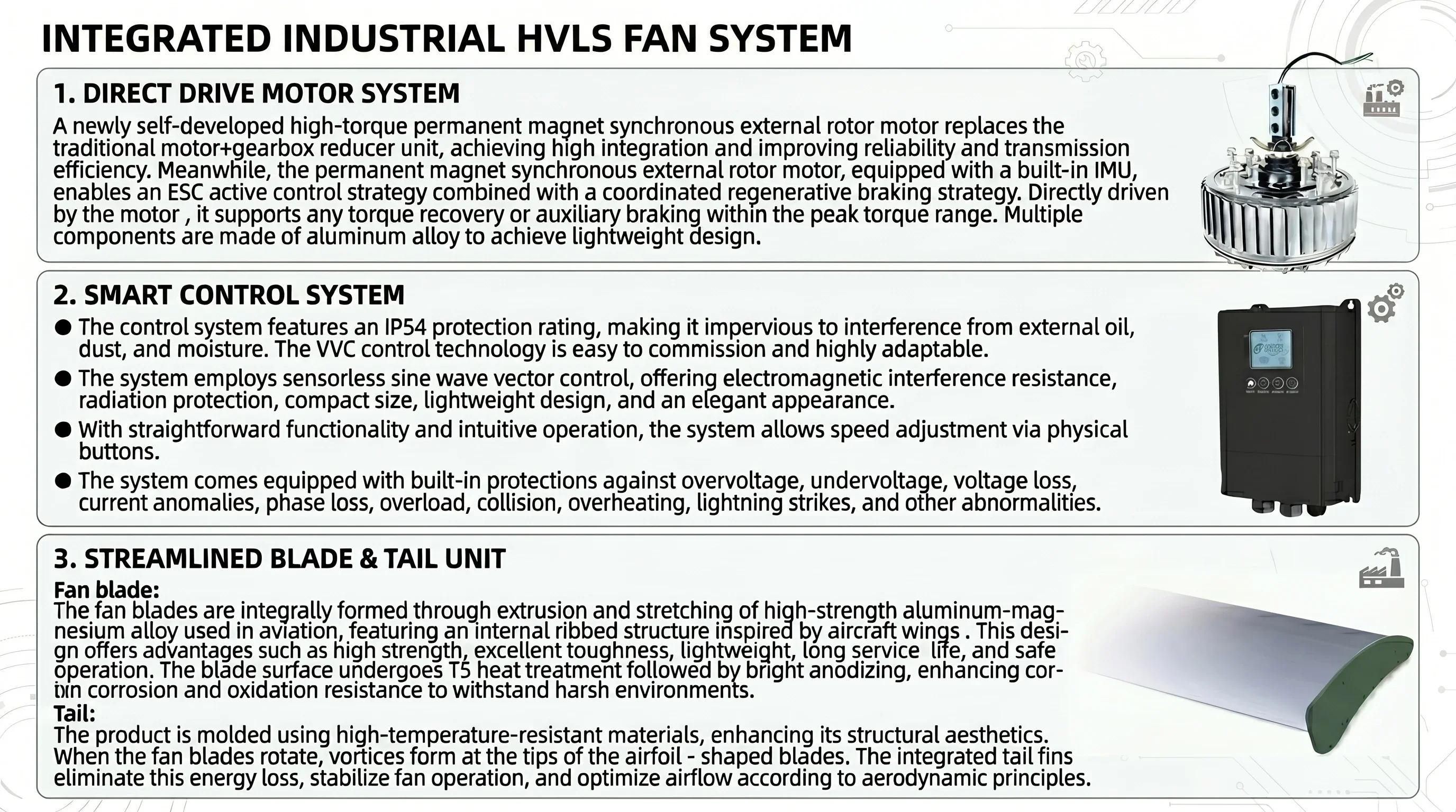 Ceiling Fan, Dia.4.2M, 500W, 14ft, HVLS - detail 16