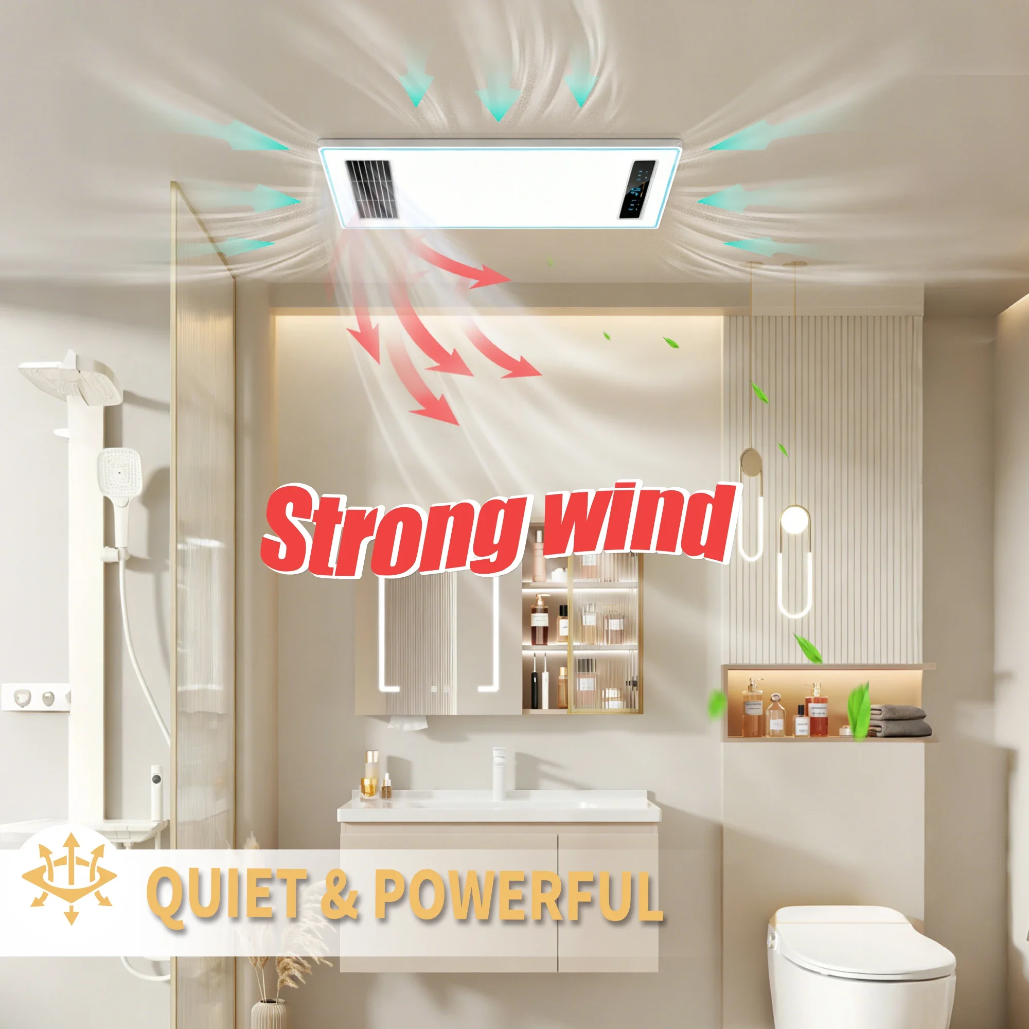 Ventilation Exhaust Fan, SAA, LED, Ceiling - detail 8