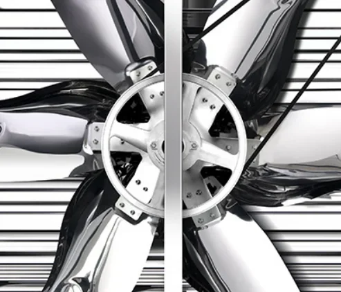 Greenhouse Push Pull Fan, Electric, Stainless Steel - detail 22