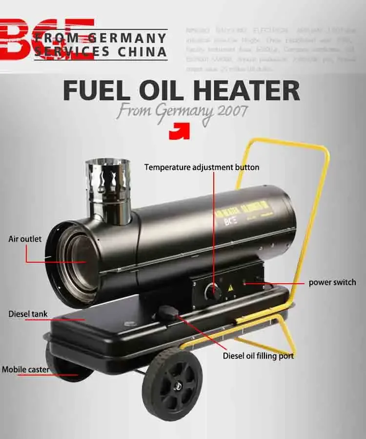 Kerosene Oil Air Heater, 20Kw, Stainless, Steel - detail 22