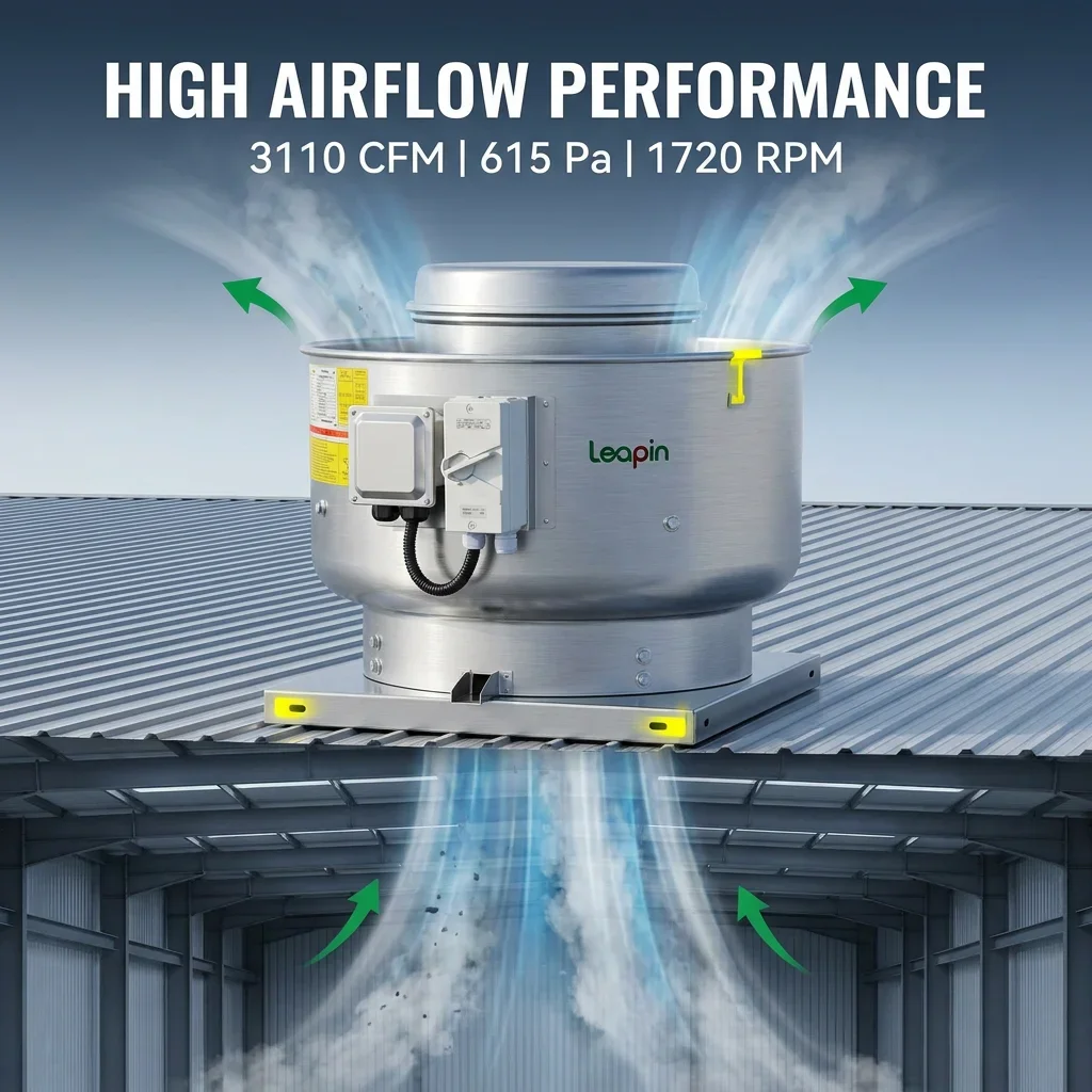 Centrifugal Fan, 4000, CFM - detail 4