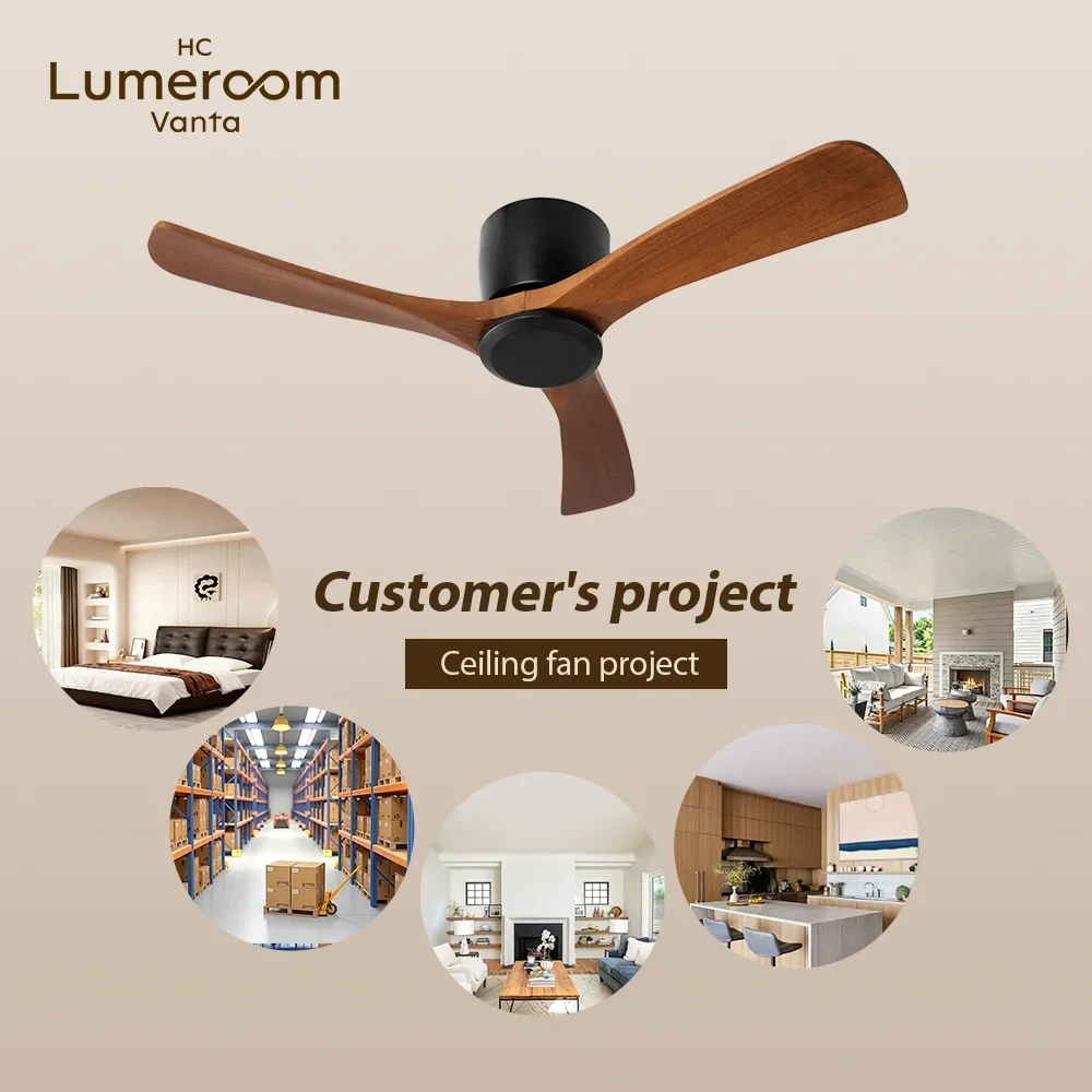 Ceiling Fan, USA, 35W(0.05hp), Wood+Metal - detail 8