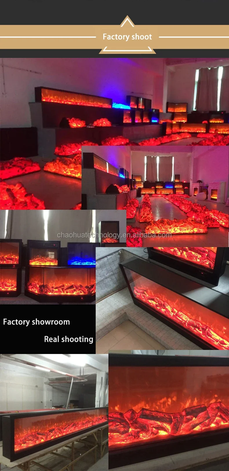 Electric Fireplace, 7-color, LED - detail 10