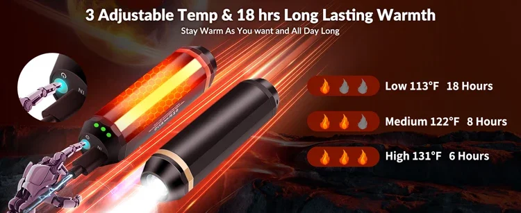 Mini Heater, 10000mAh, USB - detail 4