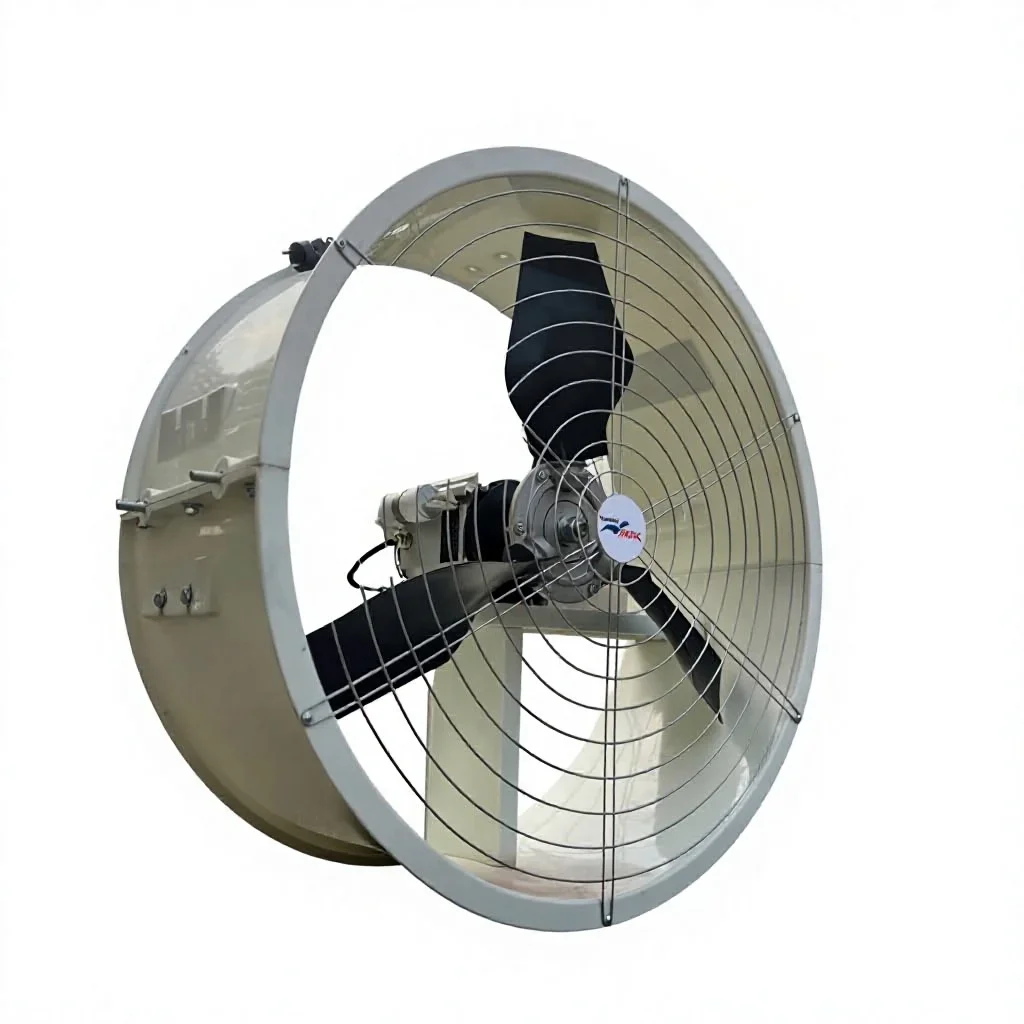 Round Industrial Ventilation Fan, HME, 780mm, Axial, 220V - detail 6