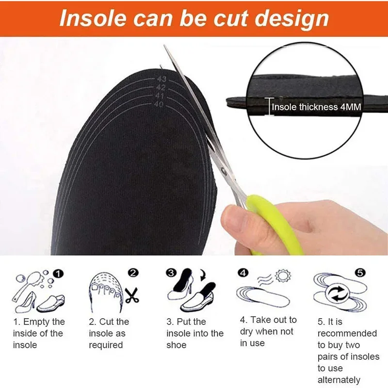Outdoor Winter Foot Warmer, USB, Memory Foam, Warm Insole - detail 10