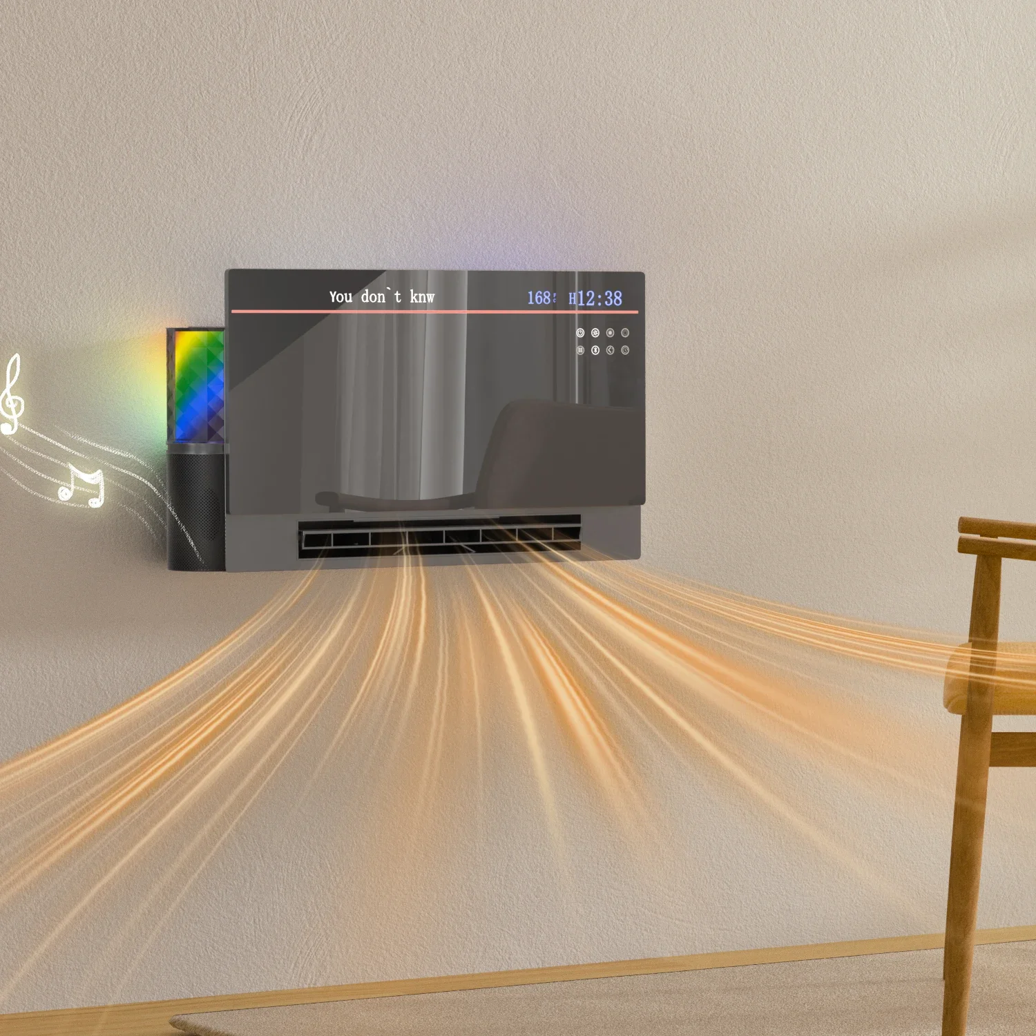 Indoor Electric Convection Heater, Wall, Electric Power - detail 20